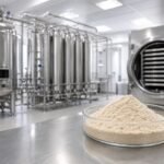 Lumbrokinase powder with extraction filtration and freeze-drying equipment
