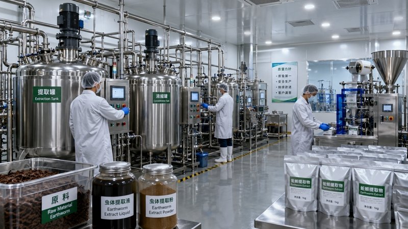 Lumbrokinase quality standards checklist covering source, activity testing, COA, heavy metals, microbiology and batch approval