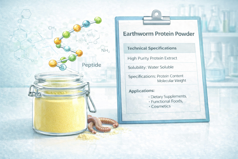earthworm protein powder