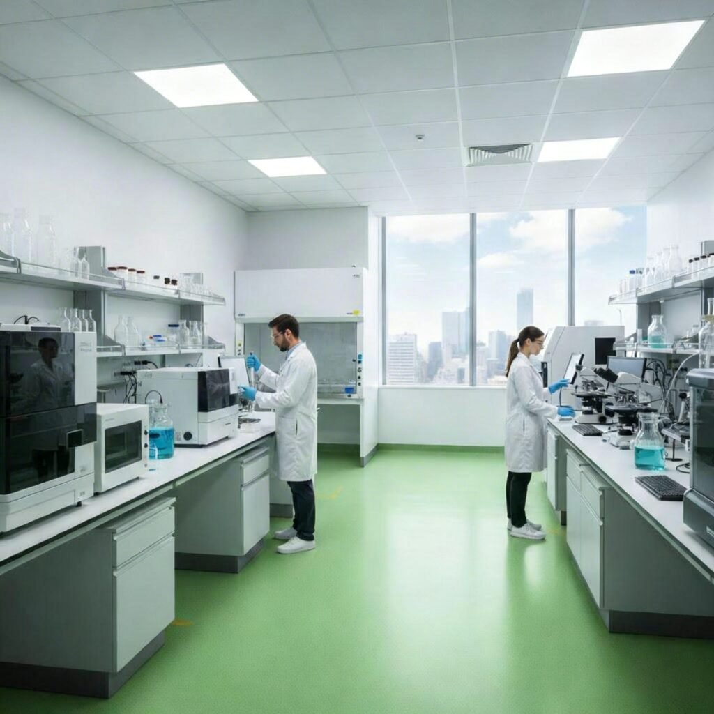 earthworm extract laboratory