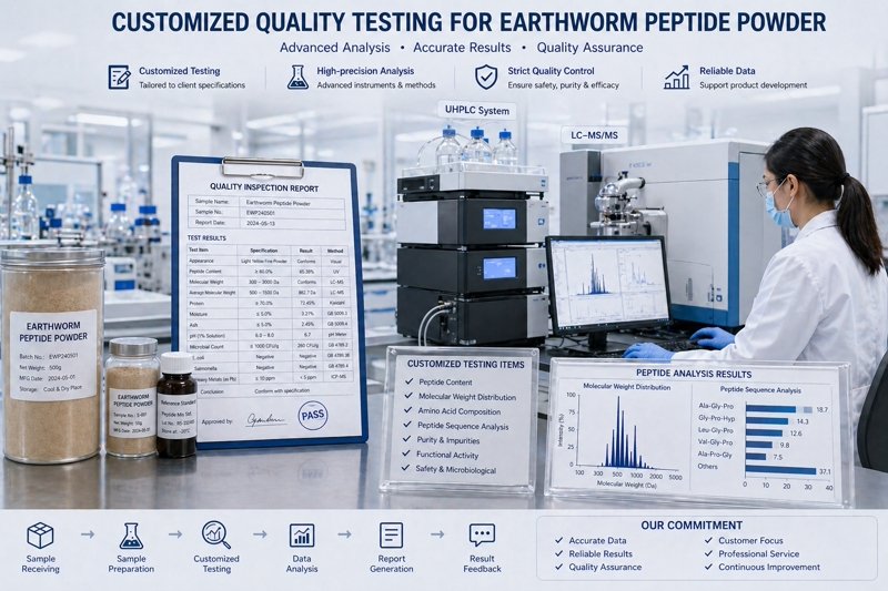 earthworm peptide powder manufacturer
