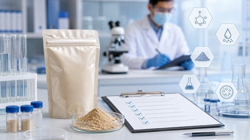 Earthworm peptide powder safety standards and quality testing for B2B buyers