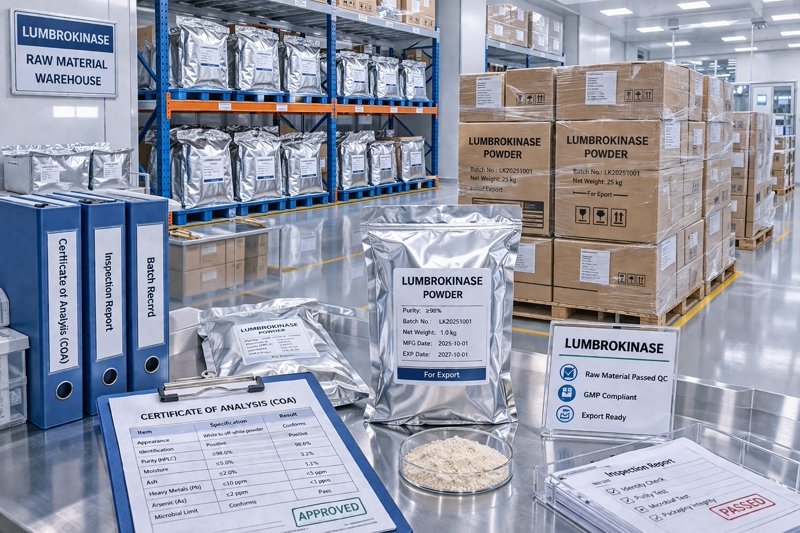 lumbrokinase storage