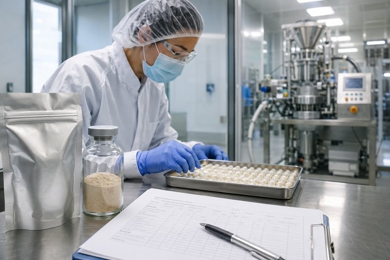 Pilot evaluation of a Lumbrokinase capsule formulation before commercial production