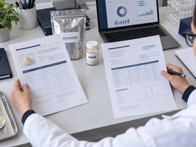 QA and purchasing professionals defining Lumbrokinase batch acceptance criteria before commercial delivery